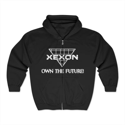 Xexon Full Zip Hood (BLCAK ON BLACK)